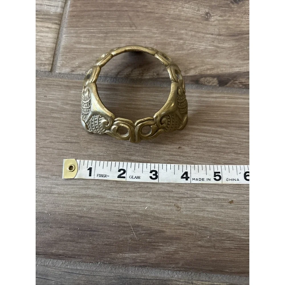 Vintage‎ Brass Candle Holder 3 Legs